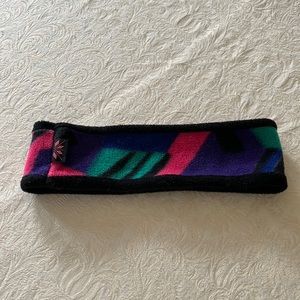 Woman’s headband warmer accessory polartec perfect condition reversible